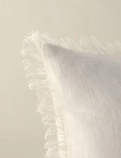 Kimber Linen Pillow -Lulu Andgeorgia Shop KimberLinenPillow Ivory Square A0657515B Product 0316