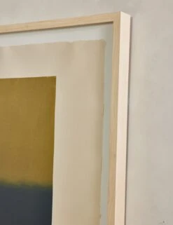 Gradient Silkscreen Wall Art By Visual Contrast -Lulu Andgeorgia Shop L0470491 Gradient1 olive indigo StuidoLifestyle 4