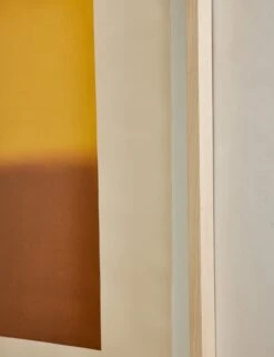 Gradient Silkscreen Wall Art By Visual Contrast -Lulu Andgeorgia Shop L0470494 Gradient4 copper ochre StuidoLifestyle 3