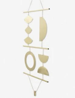 Quadrant Wall Hanging By Circle & Line -Lulu Andgeorgia Shop LG quadrant wall brass 2