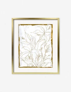 Lilies Wall Art By Laurel-Dawn Latshaw -Lulu Andgeorgia Shop LaurelDawnLiliesGoldFrame
