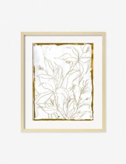 Lilies Wall Art By Laurel-Dawn Latshaw -Lulu Andgeorgia Shop LaurelDawnLiliesNaturalFrame