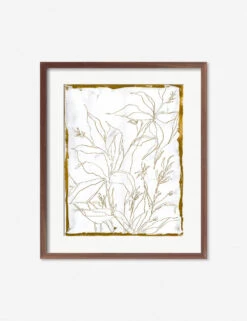 Lilies Wall Art By Laurel-Dawn Latshaw -Lulu Andgeorgia Shop LaurelDawnLiliesWalnutFrame