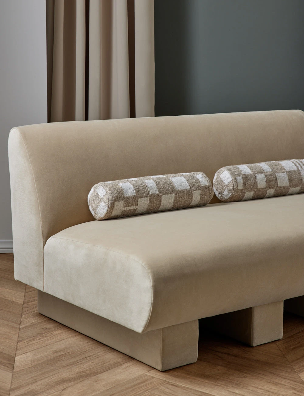 Irregular Checkerboard Bolster Pillow By Sarah Sherman Samuel 11 Irregular Checkerboard Bolster Pillow By Sarah Sherman Samuel - Image 11