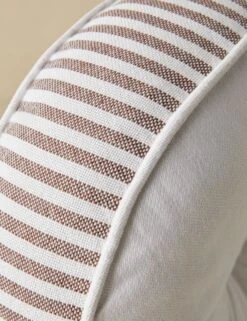 Littu Indoor / Outdoor Striped Disc Pillow By Sarah Sherman Samuel 26 Littu Indoor / Outdoor Striped Disc Pillow By Sarah Sherman Samuel -Lulu Andgeorgia Shop LittuIndoorOutdoorStripedDiscPillow Brown4
