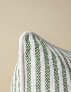 Littu Indoor / Outdoor Striped Pillow By Sarah Sherman Samuel 25 Littu Indoor / Outdoor Striped Pillow By Sarah Sherman Samuel -Lulu Andgeorgia Shop LittuIndoorOutdoorStripedPillow Moss2