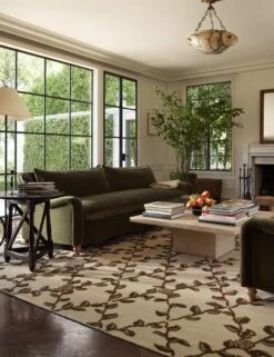 Mars Travertine Coffee Table -Lulu Andgeorgia Shop LivingVignetteII TillarRug SITE CROP LIFESTYLE 18b0ad01 d03a 442f be1e c0997c053b6e