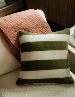 Borroto Velvet Stripe Pillow -Lulu Andgeorgia Shop Lulu and Georgia 1003158 LIFESTYLE02 Product