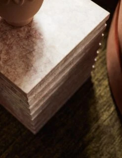 Mardi Marble Side Table -Lulu Andgeorgia Shop Lulu and Georgia 14 LoungerVignettel 887 Site Crop Lifestyle