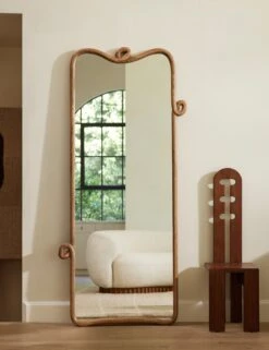 Looped Wood Full Length Mirror By Sarah Sherman Samuel