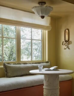 Isla Long Lumbar Pillow By Sarah Sherman Samuel -Lulu Andgeorgia Shop Lulu and Georgia 18 BistrotableBathroom 2969 LongLumbar Site Crop Lifestyle 1bb870b3 7ee6 43c5 811d 8544b9e770a6