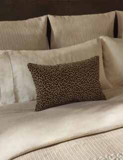 Panthera Velvet Lumbar Pillow By Scalamandre -Lulu Andgeorgia Shop Lulu and Georgia 19 Bedroom3 2284 Lifestyle