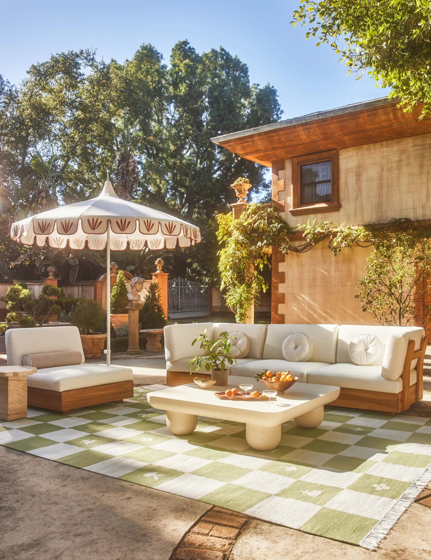 Littu Indoor / Outdoor Striped Disc Pillow By Sarah Sherman Samuel 11 Littu Indoor / Outdoor Striped Disc Pillow By Sarah Sherman Samuel - Image 11