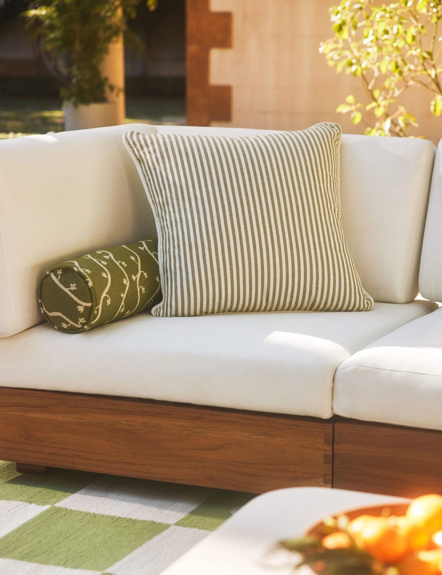 Littu Indoor / Outdoor Striped Pillow By Sarah Sherman Samuel 7 Littu Indoor / Outdoor Striped Pillow By Sarah Sherman Samuel - Image 7