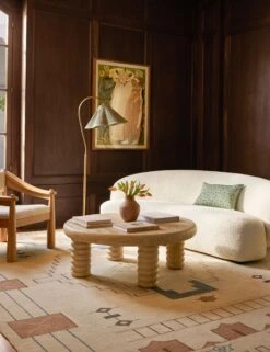 Sula Round Coffee Table -Lulu Andgeorgia Shop Lulu and Georgia 20 CardoneRugVignette 6918 LIFESTYLE 1