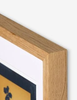 Vintage Blue Daisy Wall Art By Shaina Page -Lulu Andgeorgia Shop Lulu and Georgia 248730 003 DET 1 Product