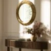 Copeland Round Mirror -Lulu Andgeorgia Shop Lulu and Georgia 3 ConsoleVignette 501 2 Site Crop Lifestyle