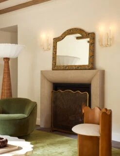 Tiger Mantel Mirror By Sarah Sherman Samuel