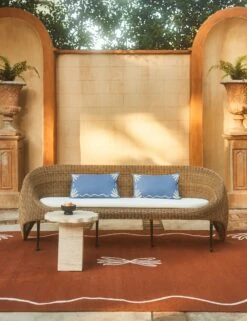 Lovett Indoor / Outdoor Pillow By Sarah Sherman Samuel -Lulu Andgeorgia Shop Lulu and Georgia 3 SSSVignette 599 LifestyleV5 Site Crop Lifestyle cfabed8a 4736 4789 a294 c911f6759a67