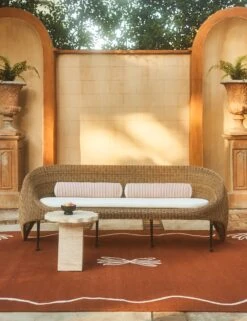 Littu Indoor / Outdoor Striped Bolster Pillow By Sarah Sherman Samuel -Lulu Andgeorgia Shop Lulu and Georgia 3 SSSVignette 599 V2 Site Crop Lifestyle