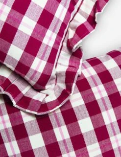 Abigail Ruffle Pillow By Archive NY -Lulu Andgeorgia Shop Lulu and Georgia AbigailCranberryPillows 4 890cf5ef f5a8 432f 82b3 4b5a69897cbd