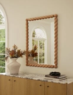 Braided Mirror By Sarah Sherman Samuel -Lulu Andgeorgia Shop Lulu and Georgia Braided Mirror Wide 3056 Lifestyle