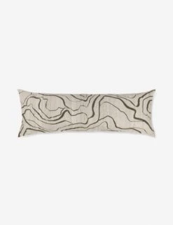 Canyon Pillow By Elan Byrd -Lulu Andgeorgia Shop Lulu and Georgia CanyonLongLumbarPillow Olive 0219 Site Crop Product