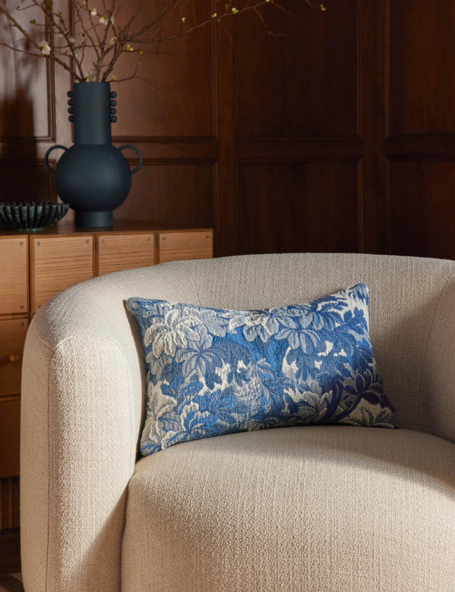 Ridge Edge Pillow By Scalamandre 4 Ridge Edge Pillow By Scalamandre - Image 4