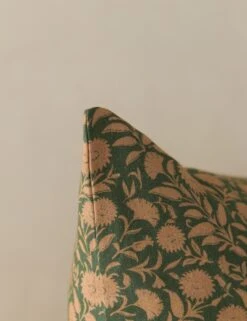 Fransen Linen Cotton Pillow -Lulu Andgeorgia Shop Lulu and Georgia FransenCottonLinenPillowCover Clover Flamingo Square A06603162 Product