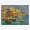 Harbor In Naples Print By Konstantin Gorbatov -Lulu Andgeorgia Shop Lulu and Georgia GCFAHarborinNaplesbyKonstantinGorbatov Product