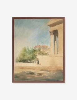 Place De La Madeleine II Print By Giuseppe De Nittis -Lulu Andgeorgia Shop Lulu and Georgia GCFAPlacedelaMadeleineWalnutFrame Product