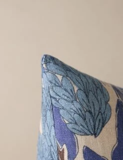 Garden Walk Linen Pillow By Sarah Sherman Samuel -Lulu Andgeorgia Shop Lulu and Georgia GardenWalkLinenPillow Blue Square24 A0661076B 620 Product