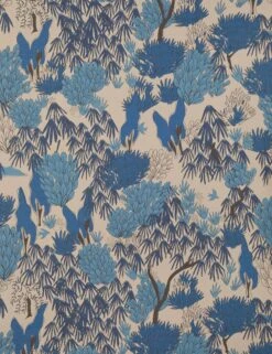 Garden Walk Paperweave Wallpaper By Sarah Sherman Samuel -Lulu Andgeorgia Shop Lulu and Georgia GardenWalkWallpaperbySarahShermanSamuel PaperWeave Blue A0661510 909 Product