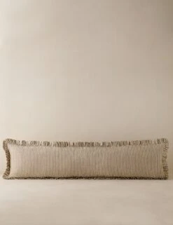 Isla Long Lumbar Pillow By Sarah Sherman Samuel -Lulu Andgeorgia Shop Lulu and Georgia IslaLongLumbarPillow DarkOlive LongLumbar A0661081 677 Product