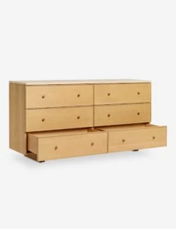 Keshan 6-Drawer Dresser -Lulu Andgeorgia Shop Lulu and Georgia Keshan6 DrawerDresser NaturalandTravertine A0660685 761 Product