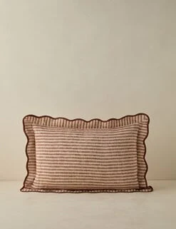 Lanie Linen Pillow By Sarah Sherman Samuel -Lulu Andgeorgia Shop Lulu and Georgia LanieLinenPillowbySarahShermanSamuel Russet Lumbar A0659383B 425 Product