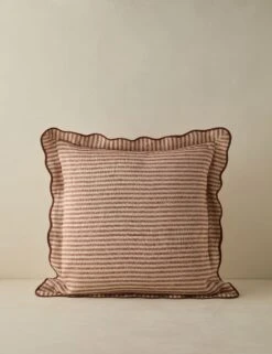 Lanie Linen Pillow By Sarah Sherman Samuel -Lulu Andgeorgia Shop Lulu and Georgia LanieLinenPillowbySarahShermanSamuel Russet A0659382B 399 Product