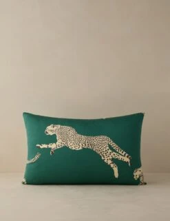 Leaping Cheetah Pillow By Scalamandre