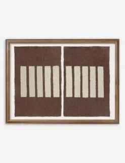 Deimos Diptych Wall Art By Visual Contrast -Lulu Andgeorgia Shop Lulu and Georgia LineDarkBrownDiptych Product