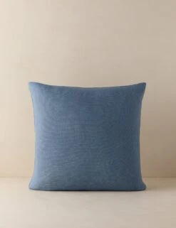 Madelief Embroidered Pillow -Lulu Andgeorgia Shop Lulu and Georgia MadeliefPillowCover Denim Square A0660377 304 Product