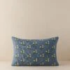 Madelief Embroidered Pillow -Lulu Andgeorgia Shop Lulu and Georgia MadeliefPillow Denim Lumbar A0660310B 311 Product