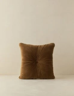 Monroe Velvet Pillow -Lulu Andgeorgia Shop Lulu and Georgia MonroeVelvetSquarePillow Toast A0660671 1251 Product