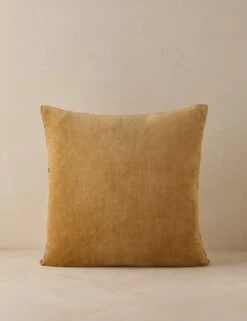 Montreal Velvet Pillow -Lulu Andgeorgia Shop Lulu and Georgia MontrealVelvetPillow Sand Square A0661035B 477 Product