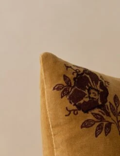 Montreal Velvet Pillow -Lulu Andgeorgia Shop Lulu and Georgia MontrealVelvetPillow Sand Square A0661035B 478 Product