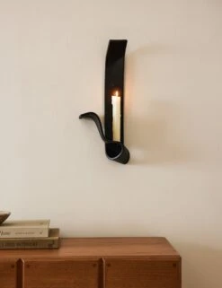 Moonara Candle Sconce By SIN -Lulu Andgeorgia Shop Lulu and Georgia Moonara Sconces 3051 Lifestyle