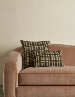 Musetta Linen Pillow -Lulu Andgeorgia Shop Lulu and Georgia MusettaLinenPillowCoverGroupshot Olive 0675 product