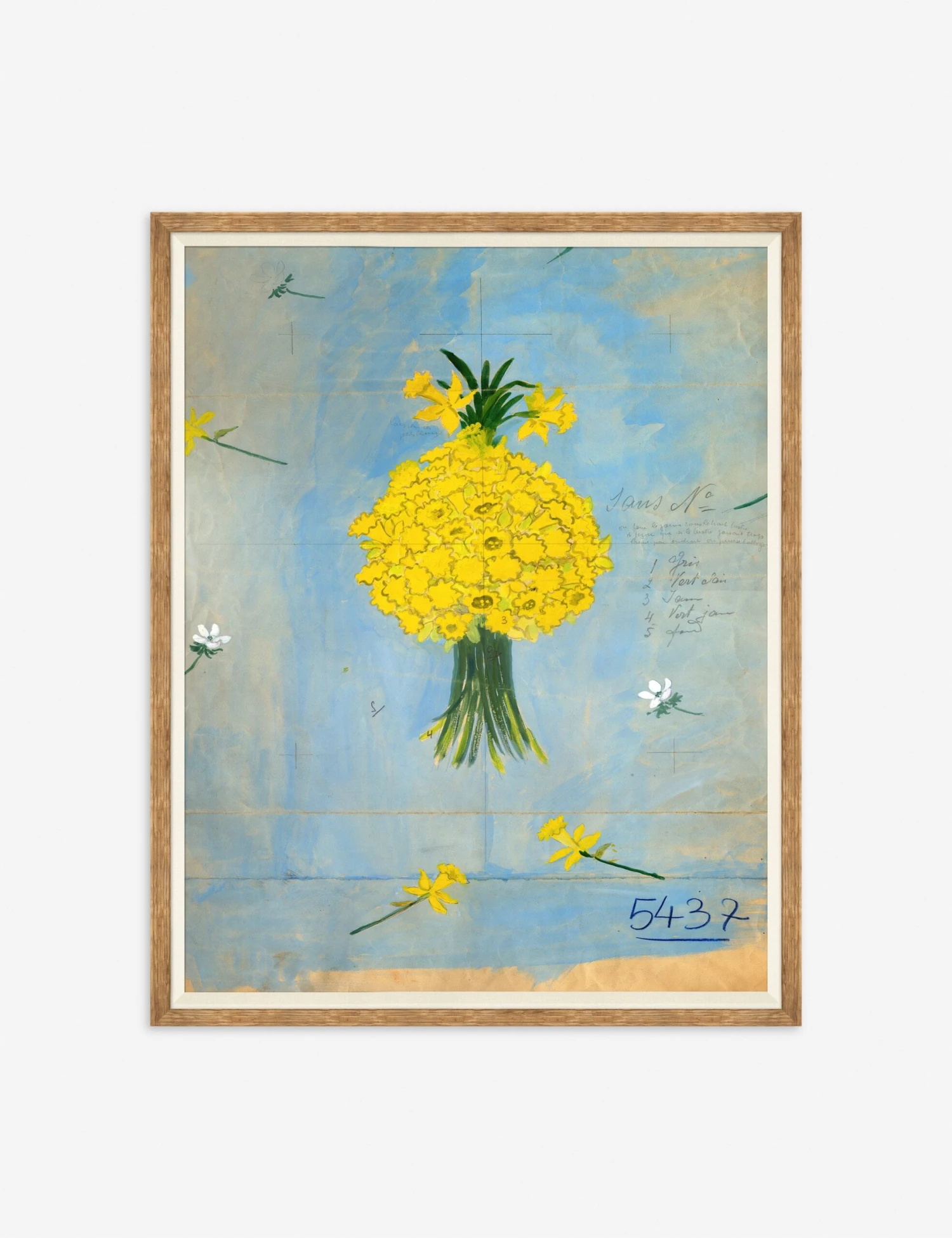 Bouquette De Jonquilles Print By Paule Marrot 3 Bouquette De Jonquilles Print By Paule Marrot - Image 3