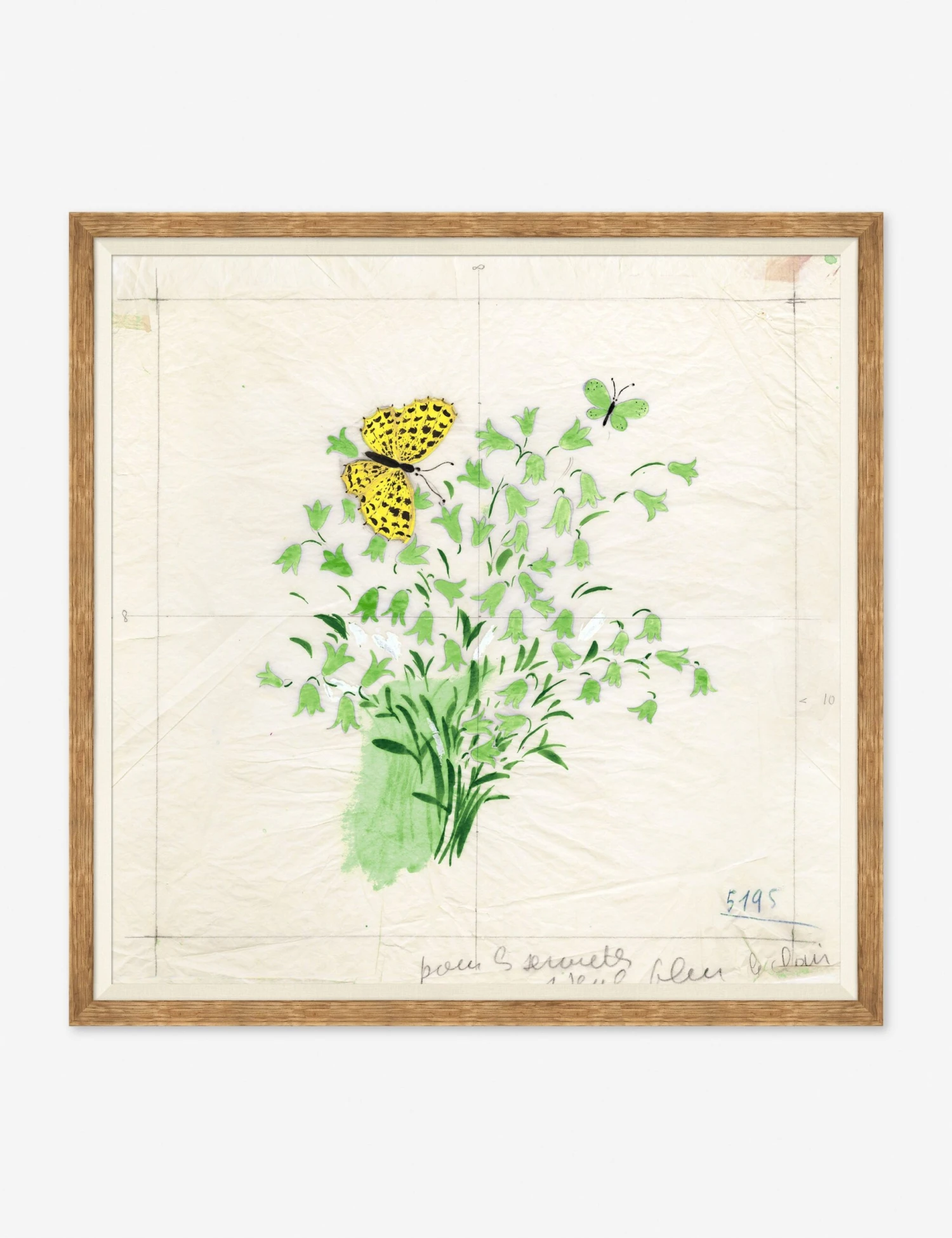 Clochettes Et Papillon I Print By Paule Marrot 1 Clochettes Et Papillon I Print By Paule Marrot