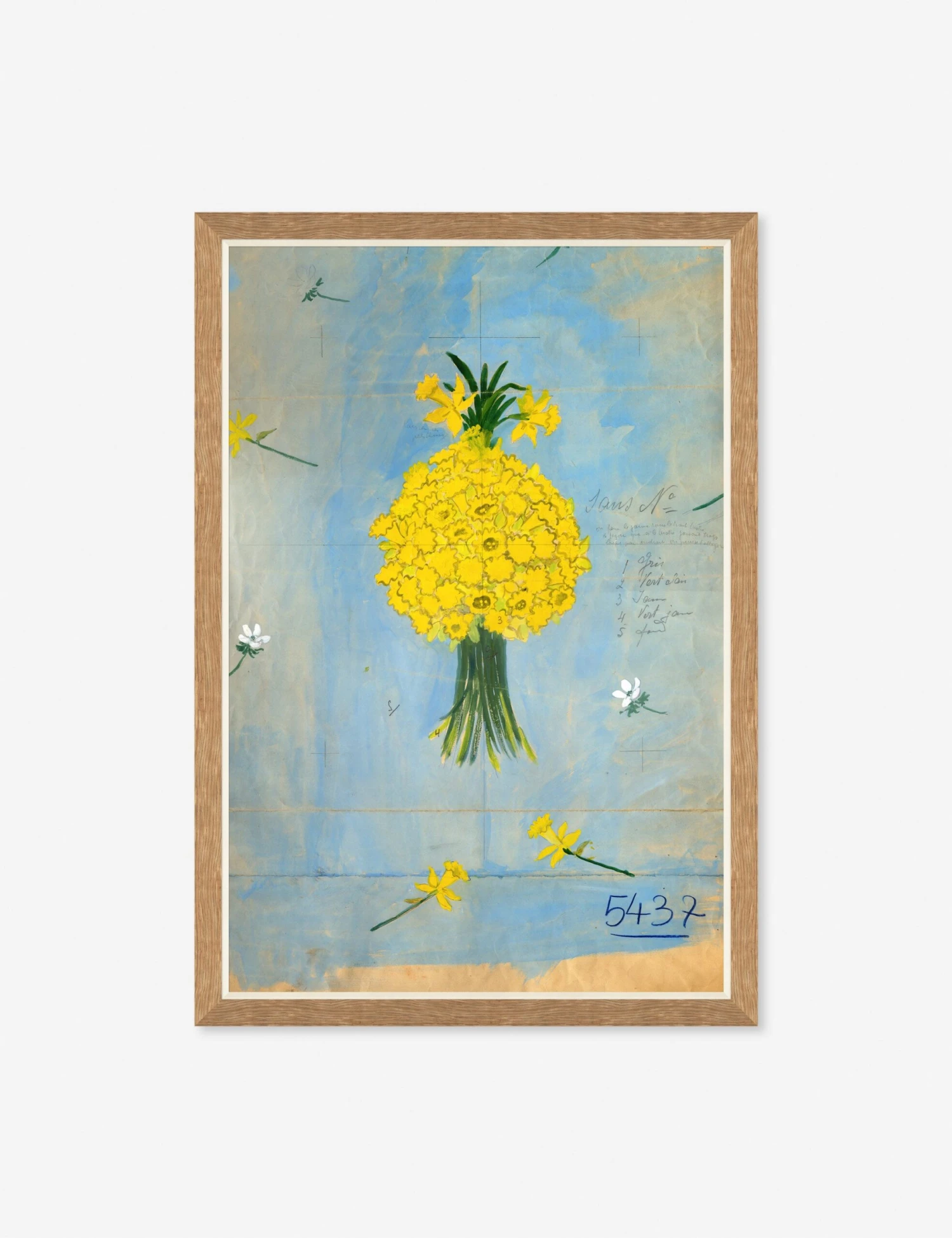 Bouquette De Jonquilles Print By Paule Marrot 2 Bouquette De Jonquilles Print By Paule Marrot - Image 2
