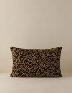 Panthera Velvet Lumbar Pillow By Scalamandre